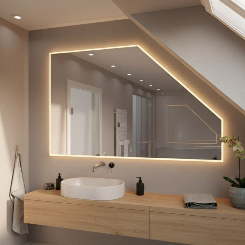 Spiegel für Dachschräge